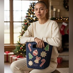 Bath & Body Works Baked With Love 2025 Christmas Holiday Reusable small tote